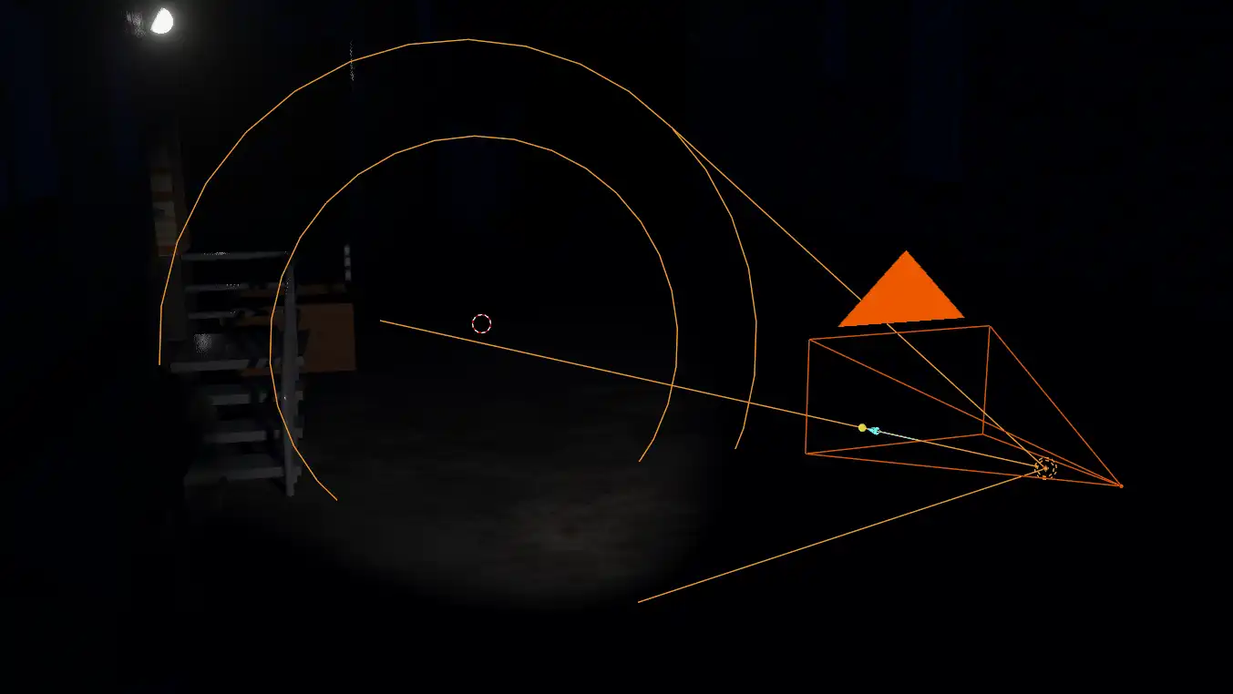 Camera with light attached
